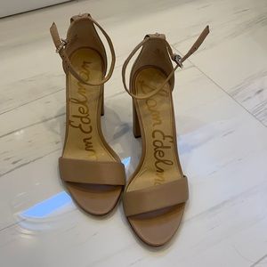 Sam Edelman Yaro Block Heel Nude size 8.5